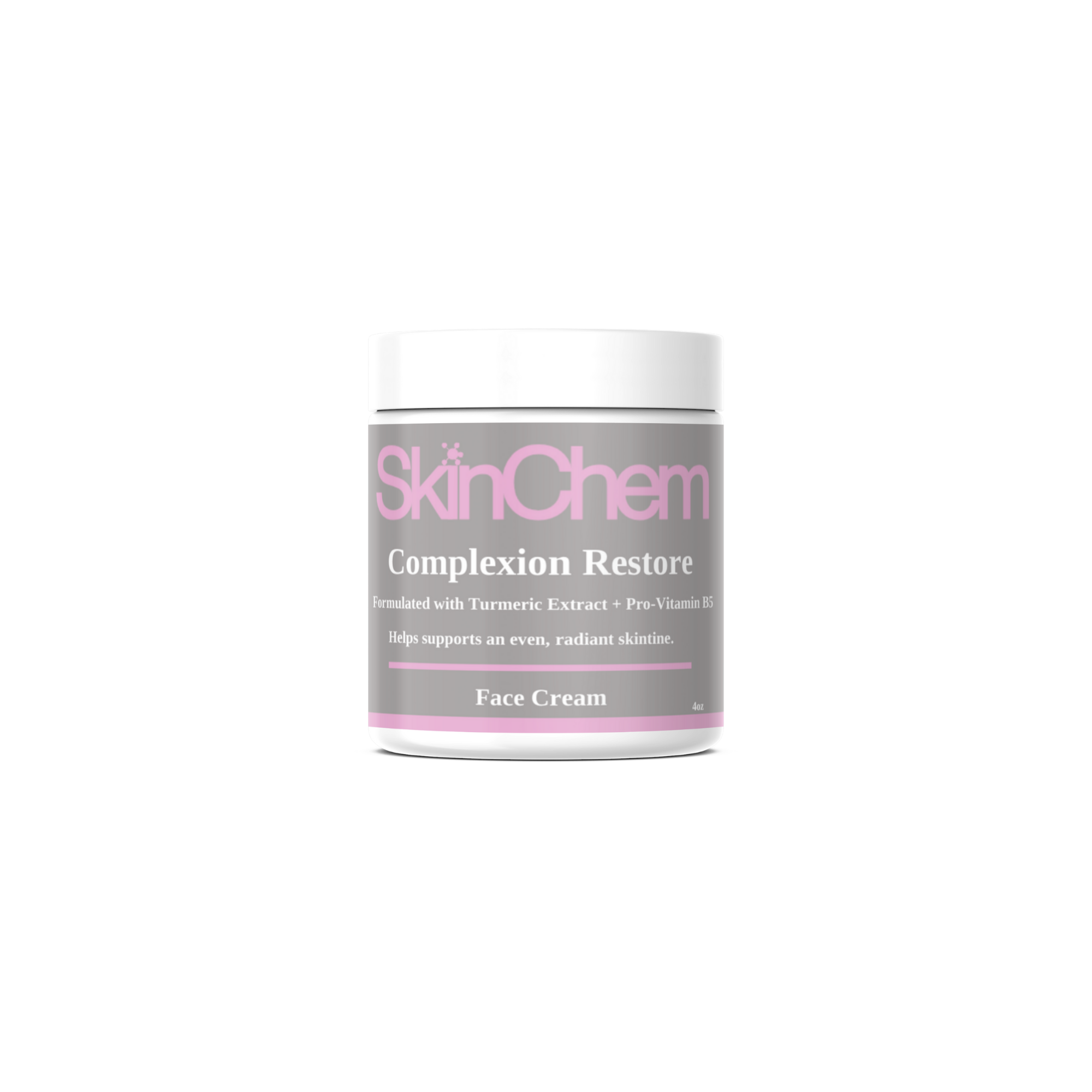 SkinChem Complexion Restore Turmeric Extract + Pro-Vitamin B5 Face Cream 2oz